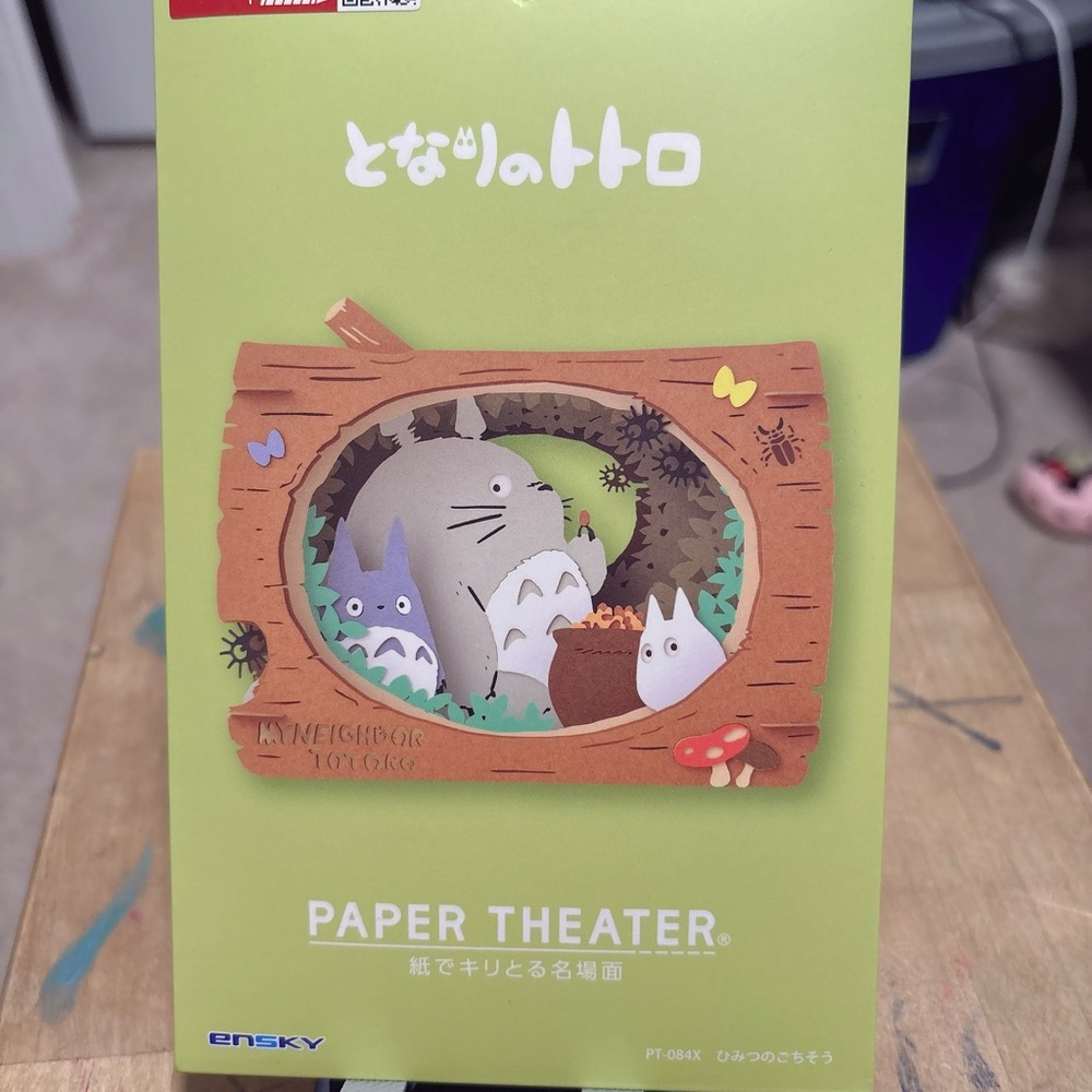 New sealed Paper Theater PT-084N My Neighbor Totoro Secret Hideout Studio Ghibli